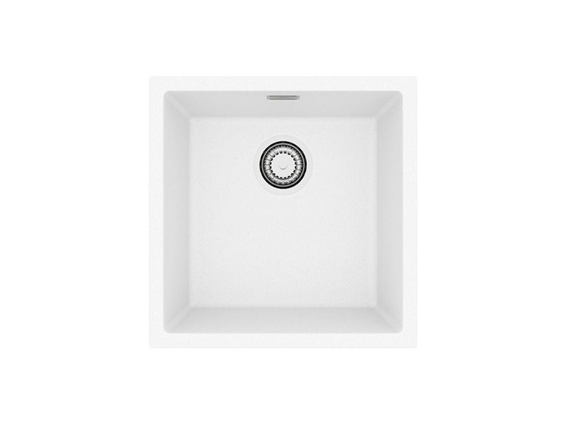 Мойка для кухни OMNI 20 GRANITAL ARCTIC-G11  450x450x198 с сифоном(1150044)